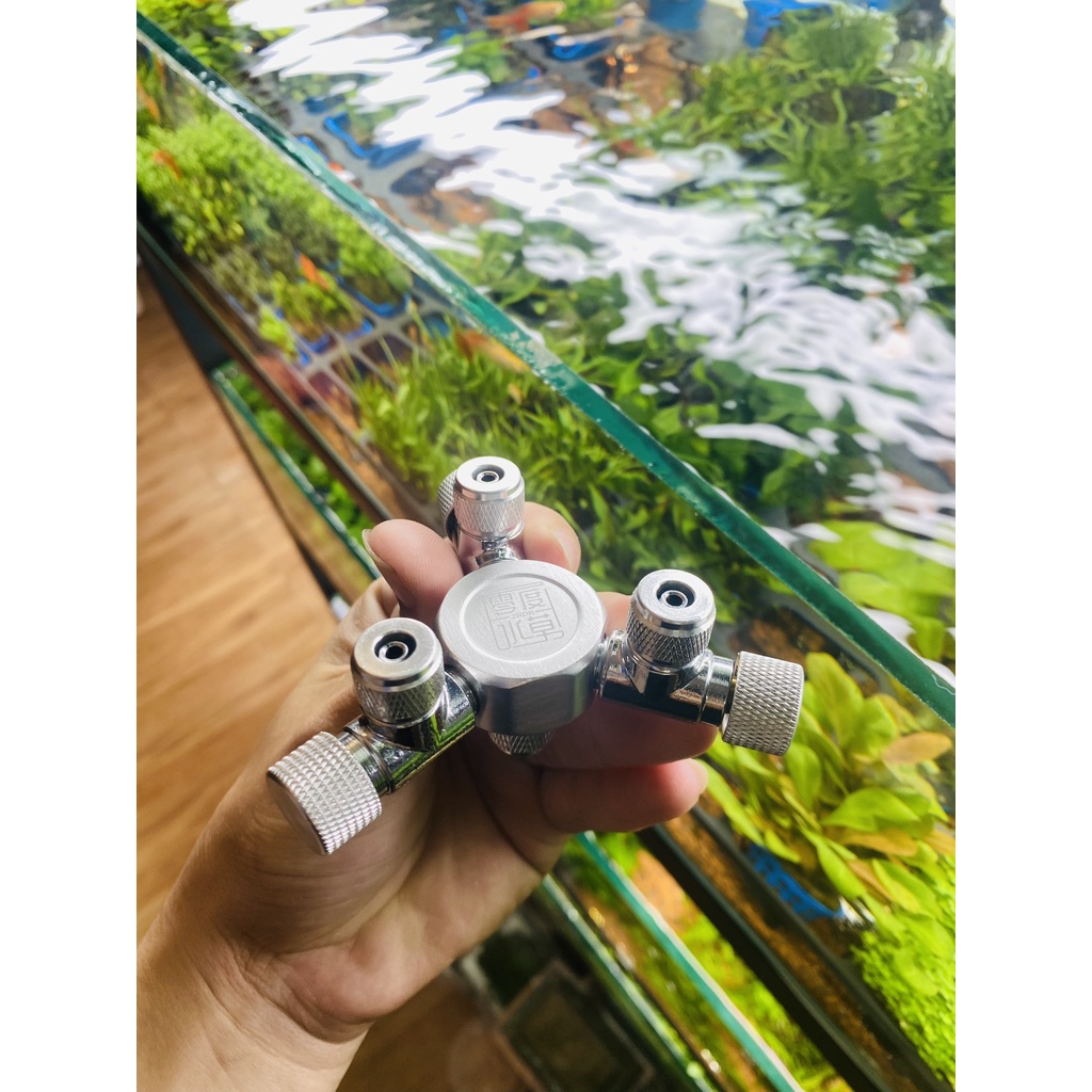 Van Chia Khí Co2 - Van Chia 2 Chia 3 Khí Co2 Loại Đơn Giản