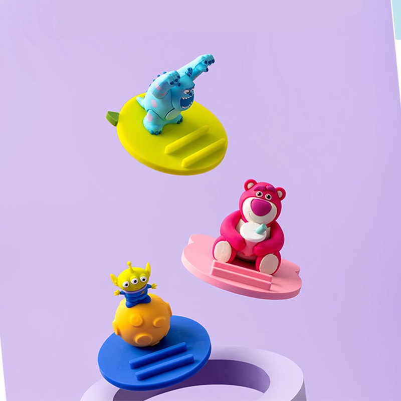Giá Đỡ Điện Thoại Bằng Acrylic Hình Disney Miniso Sanrio Alien Sullivan Strawberry Lotso Kuromi Cinnamorol Pochacco Dễ Thương