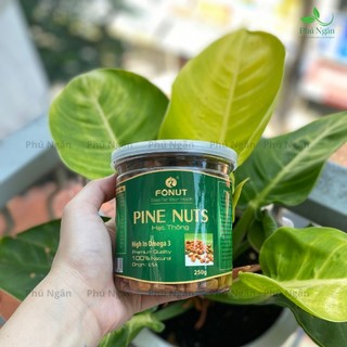 Hạt thông sấy, hạt thông mỹ hàng loại 1, hộp 250gr