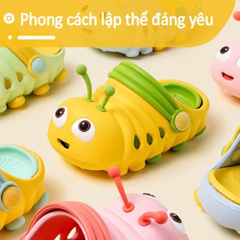 DÉP SANDAL ĐẾ MỀM CHỐNG TRƯỢT HOẠ TIẾT SÂU HOẠT HÌNH DANH CHO BÉ TRAI VÀ GÁI