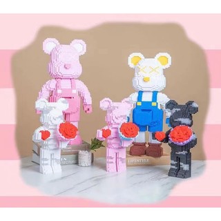 Đồ chơi xếp hình, lắp ráp mô hình gấu 3D bearbrick - Lắp ráp xếp hình gấu Bear brick siêu đẹp