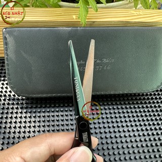 Bộ kéo cắt tóc tỉa tóc Tony&guy Nhật Bản cao cấp màu đen mun [Mua một bộ kéo tặng kèm một bao da+2 lược+chỉnh kéo]