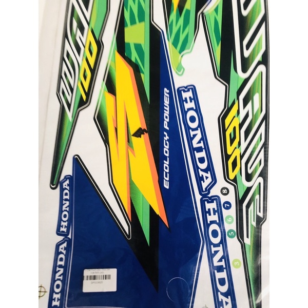 Tem Wave 2004 S Xanh Đen Thái