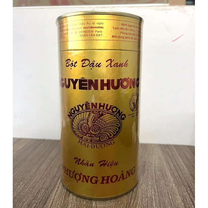 Hộp 500gram bột đậu xanh Nguyên Hương không đường