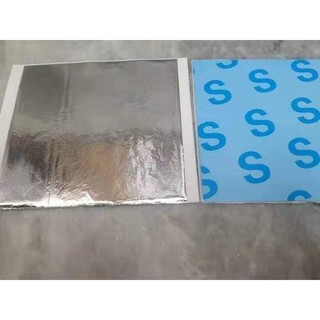 Set 10 lá dát vàng lá dát bạc trang trí slime và resin