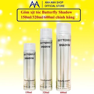 [CHÍNH HÃNG ]Gôm xịt tóc Butterfly Shadow 150ml/320ml/600ml