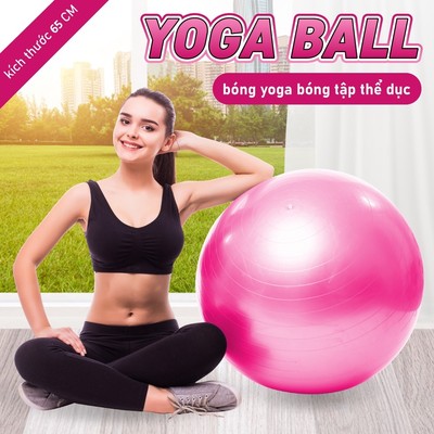 [MALL-65CM] Bóng tập Yoga/Gym KÈM BƠM (LỰA CHỌN PHÂN LOẠI) cao cấp 65cm Thái Lan
