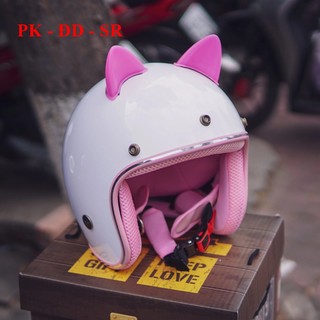 Tai mèo gắn nón bảo hiểm siêu cute - siêu rẻ