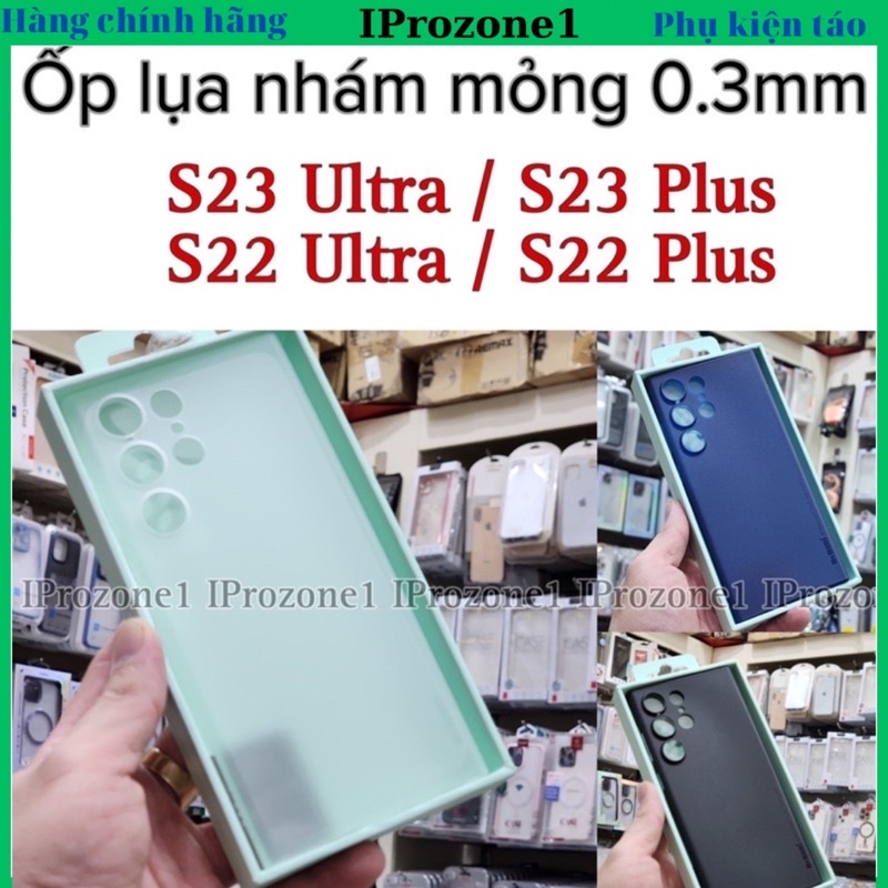 Ốp lụa siêu mỏng cho Samsung galaxy S23 Ultra , S23 Plus , S22 ultra , S21 Ultra , S20 Ultra chính hãng Memumi