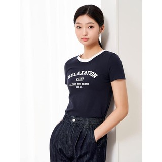 Áo croptop tay ngắn cổ tròn xuất Hàn