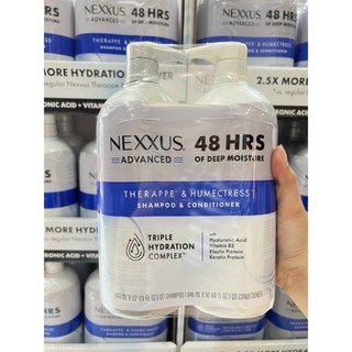 Bộ Dầu gội - dầu xả siêu dưỡng ẩm Nexxus Therappe Caviar Complex - Mỹ - 1000ml x 2