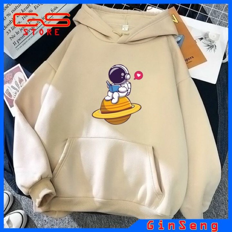 ÁO HOODIE NAM NỮ PHI HÀNH GIA ĐỌC SÁCH