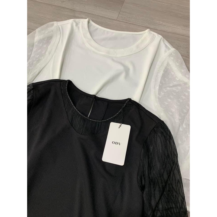 Áo Dư Hàn tay phối ren