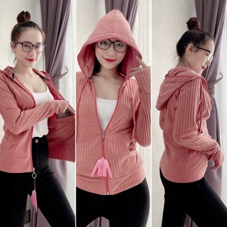 Aó khoác gân đũa hàng cao cấp 6 túi 2 size 40/68kg