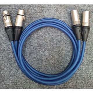 Dây Canon đực cái mềm dẻo. Jack Neutrik chân đồng.