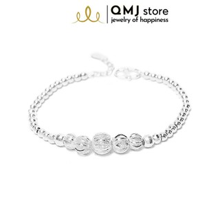 Lắc tay bạc QMJ Bi dễ thương cho mẹ và bé - Q105