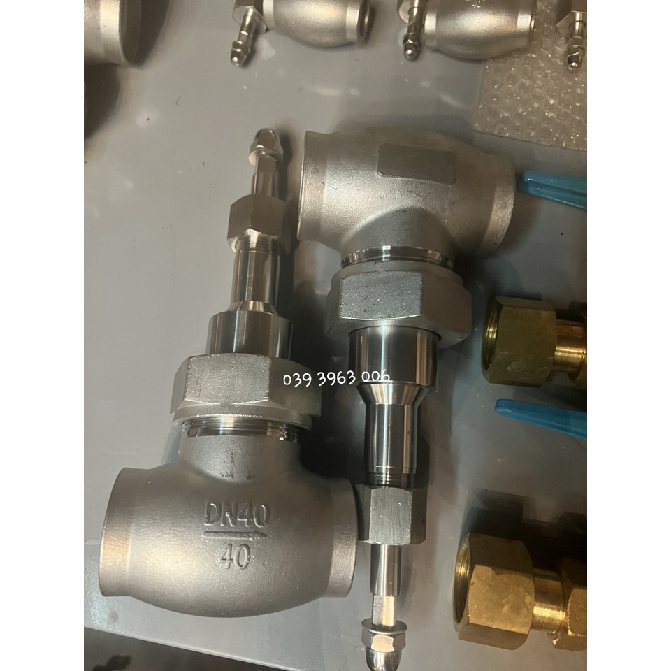 Van chặn cán ngắn DN40-PN40