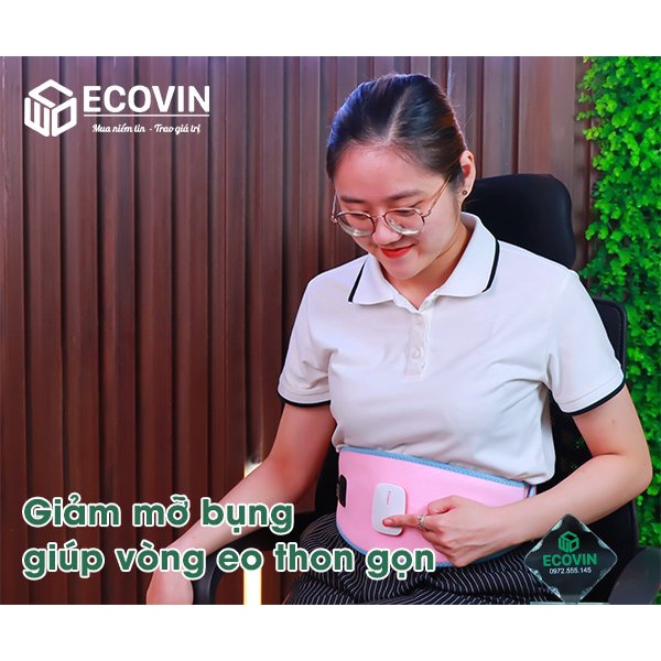 Đai Massage Giảm Mỡ Bụng Đứng, Máy Tập Cơ Bụng Đánh Tan Mỡ Fitness 1102