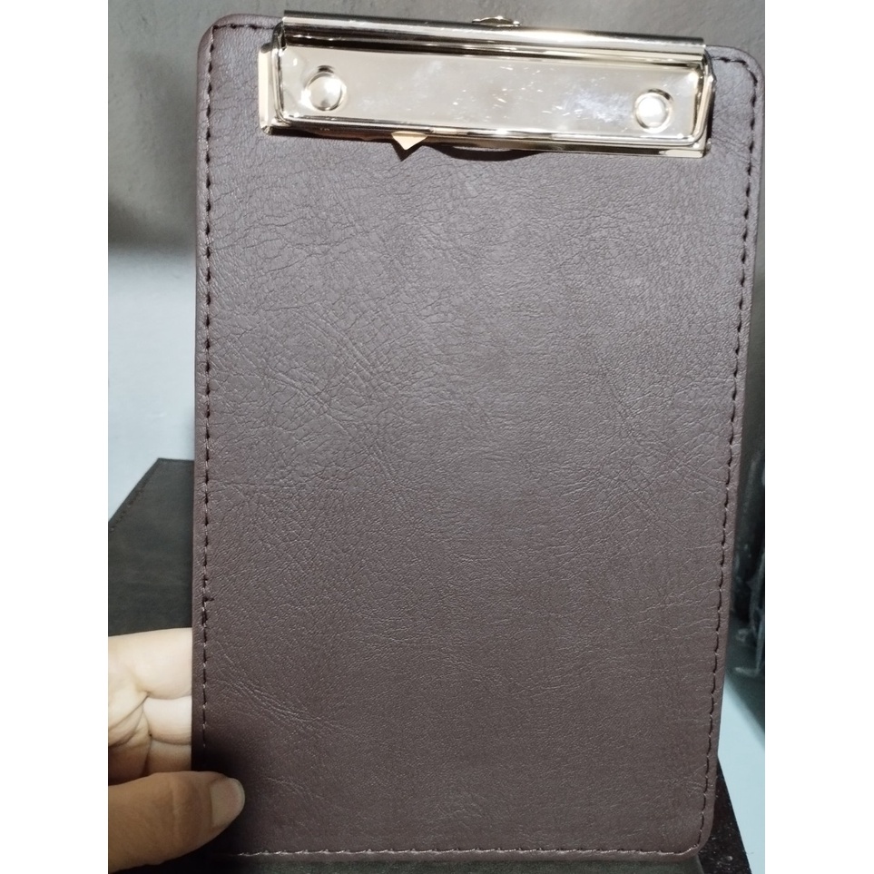 Kẹp bill, kẹp hóa đơn da cao cấp order nhà hàng quán cafe A5
