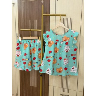 Bộ Đùi Lụa Cánh Tiên 2 Túi Quần Size 1 - 2 (35kg - 60kg)