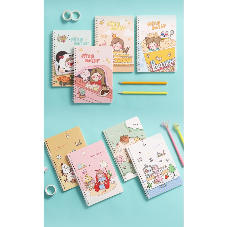 Combo sticker cute trang trí sổ bullet journal - Set quà tặng sinh nhật, combo quà tặng 8/3, tặng bạn thân