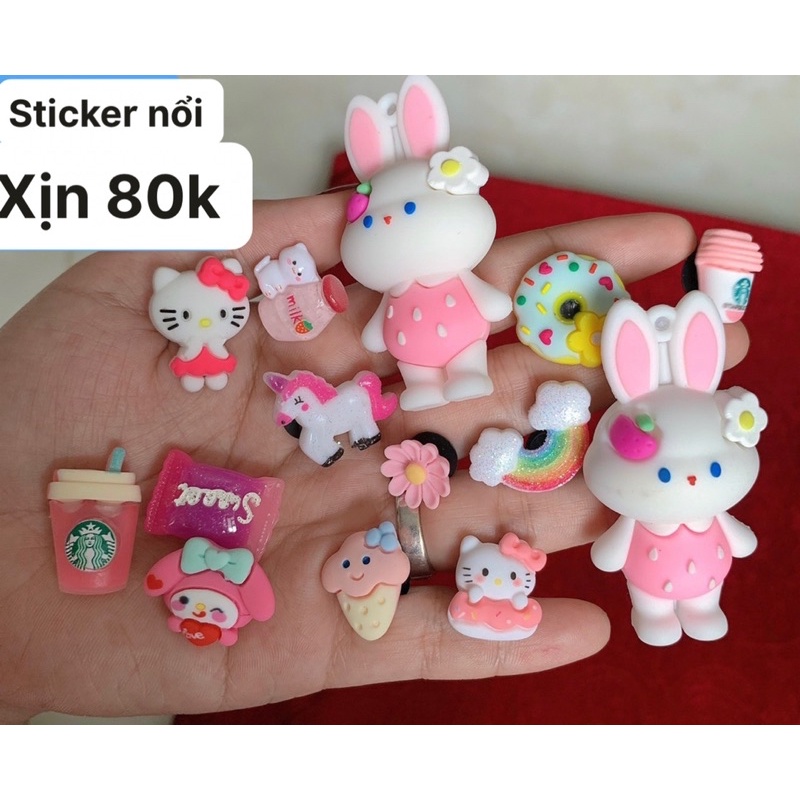 Bộ charm crocs gắn dép. bán rời crocs chưa bao gồm dép