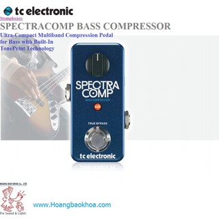 Spectracomp bass compressor pedals for bass tc electronic - bàn đạp pedal ghita