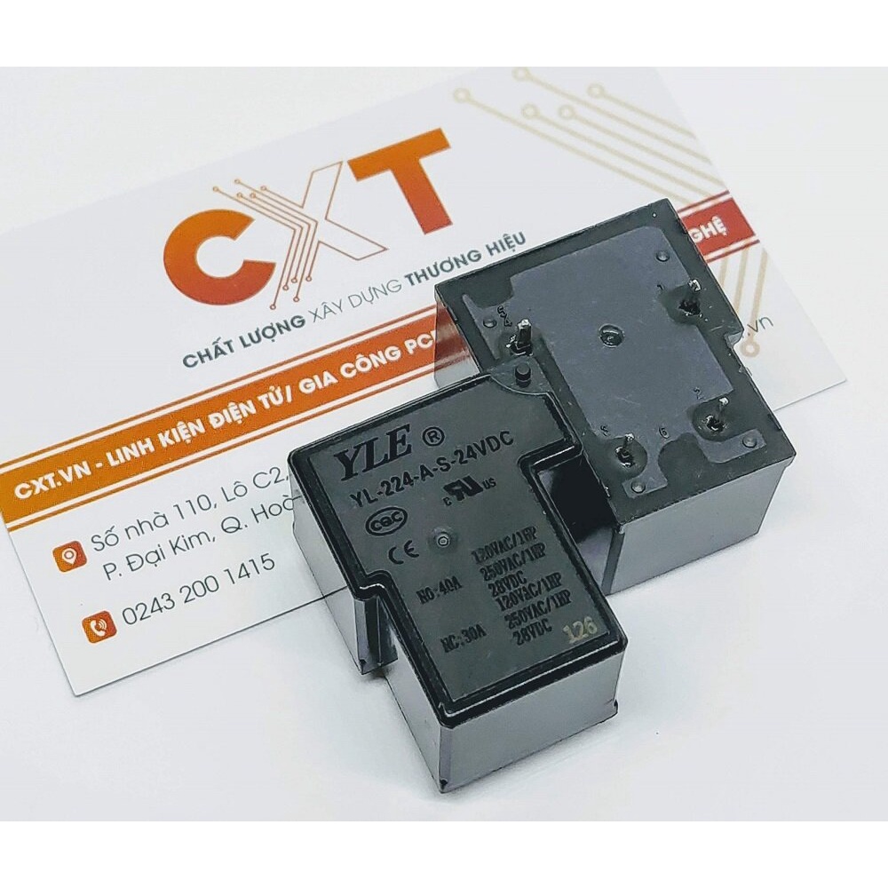 Relay 40A 24V  YL-224-A-S-24VDC