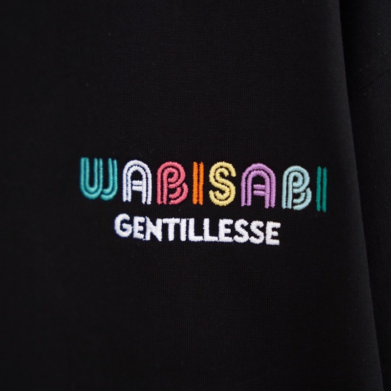 Áo Polo Wabisabi Black Nam Nữ Thời Trang Unisex