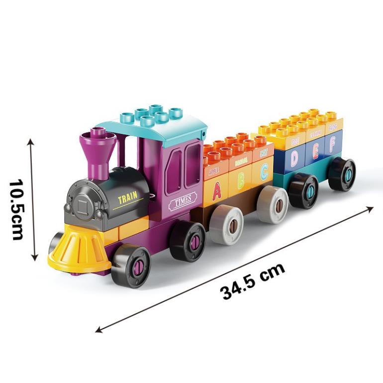 Đồ Chơi Lắp Ráp Mô Hình Đoàn Tàu Size Lớn