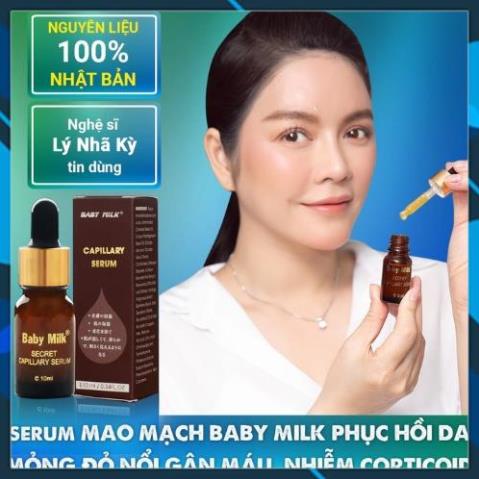 Serrum Mao Mạch Baby Milk Phục Hồi Da Mỏng Đỏ Nhiễm Corticoid 10ml - Hàng Hiệu Trần Phương Tuyền