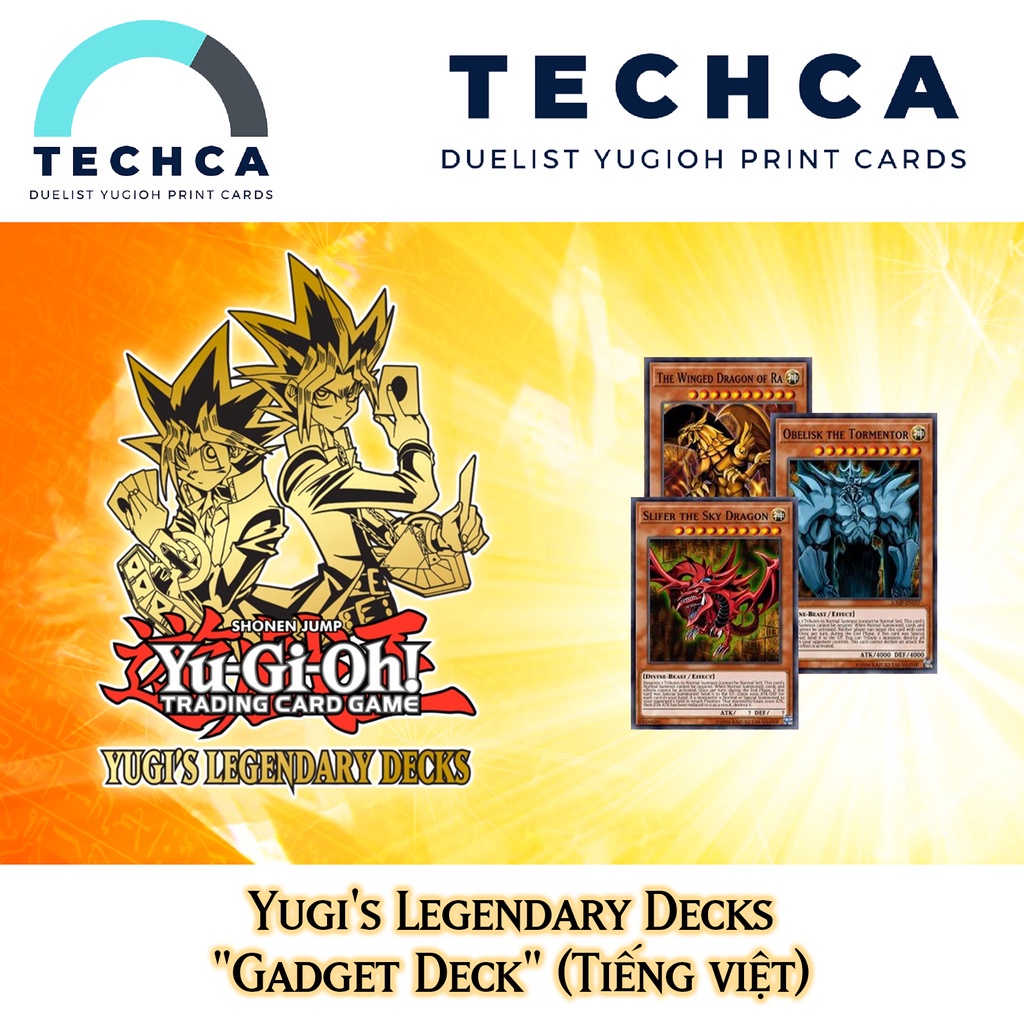 Bài In Tiếng Việt - Bộ bài Yugioh - Yugi's Legendary Decks "Gadget Deck"