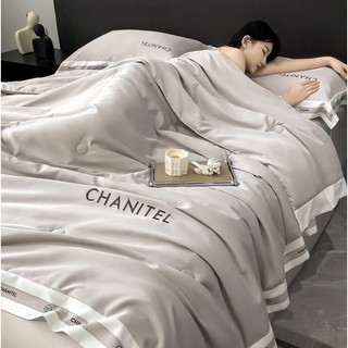 SET CHĂN GA GỐI PHI LỤA CHĂN TRẦN CHANITEL SANG CHẢNH