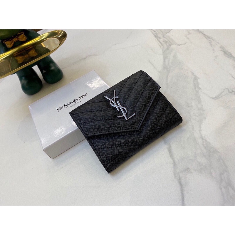 Ví cầm tay YSL da thật cao cấp Hong Kong order new fullbox