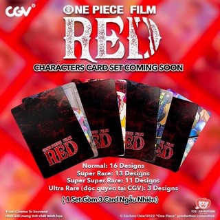 Pack Card One Piece Film Red CGV