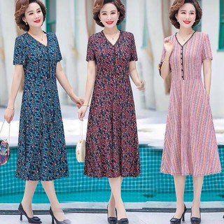 Đầm nữ trung niên cao cấp mềm mại sang trọng NP3582