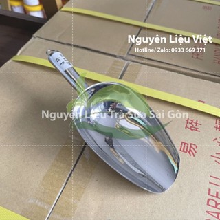 Dụng cụ xúc đá, xẻng xúc đá inox không gỉ nhiều kích thước