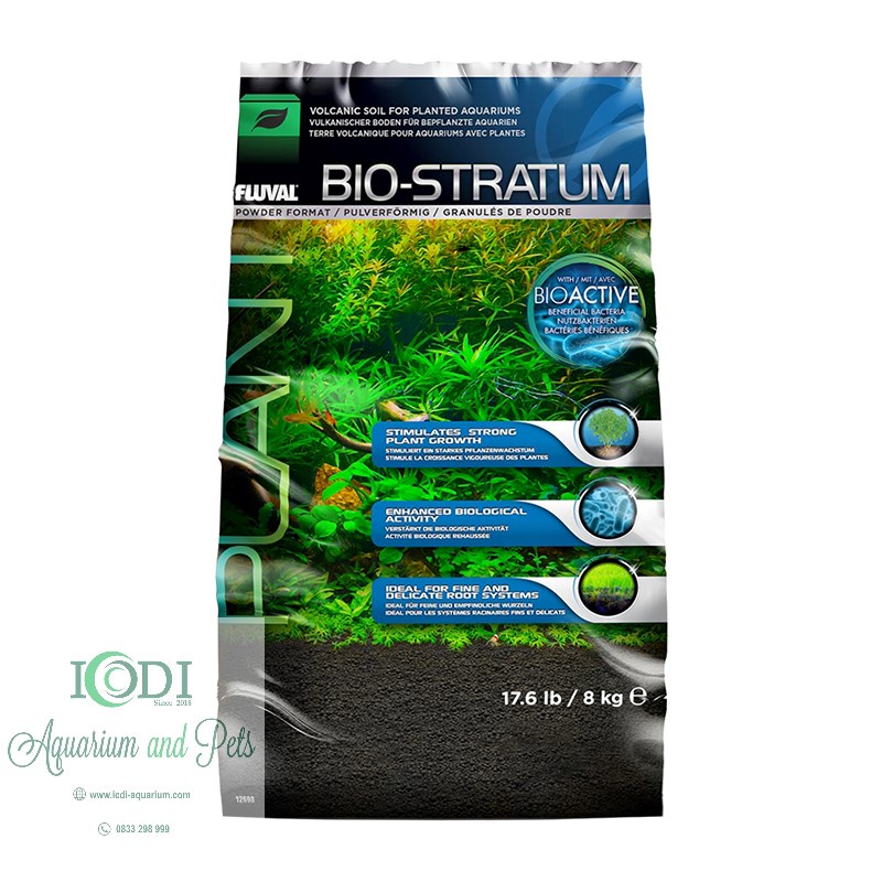Phân nền thủy sinh FLUVAL Stratum - Bio Stratum 8kg