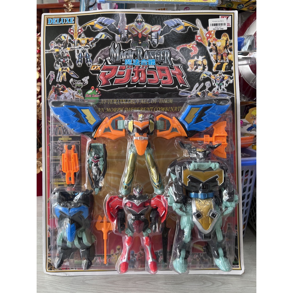 Vỉ Ráp Siêu Nhân Phép Thuật Magic Ranger - Embé Mỡ