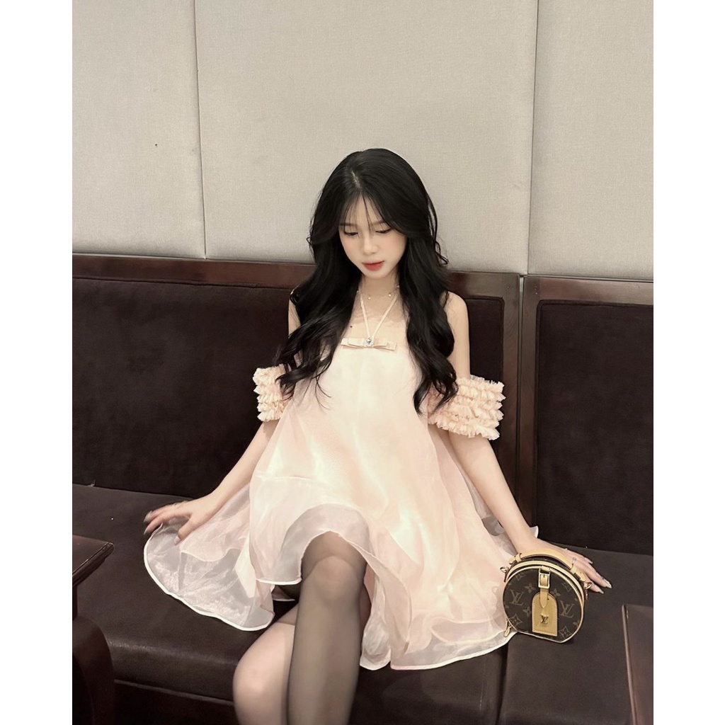 [SẴN] Váy Tiểu Thư Wyn.Anh Thiết Kế Tay Phồng Trễ Vai Cách Điệu Siêu Xinh - phuonganh.vno0 | BigBuy360 - bigbuy360.vn