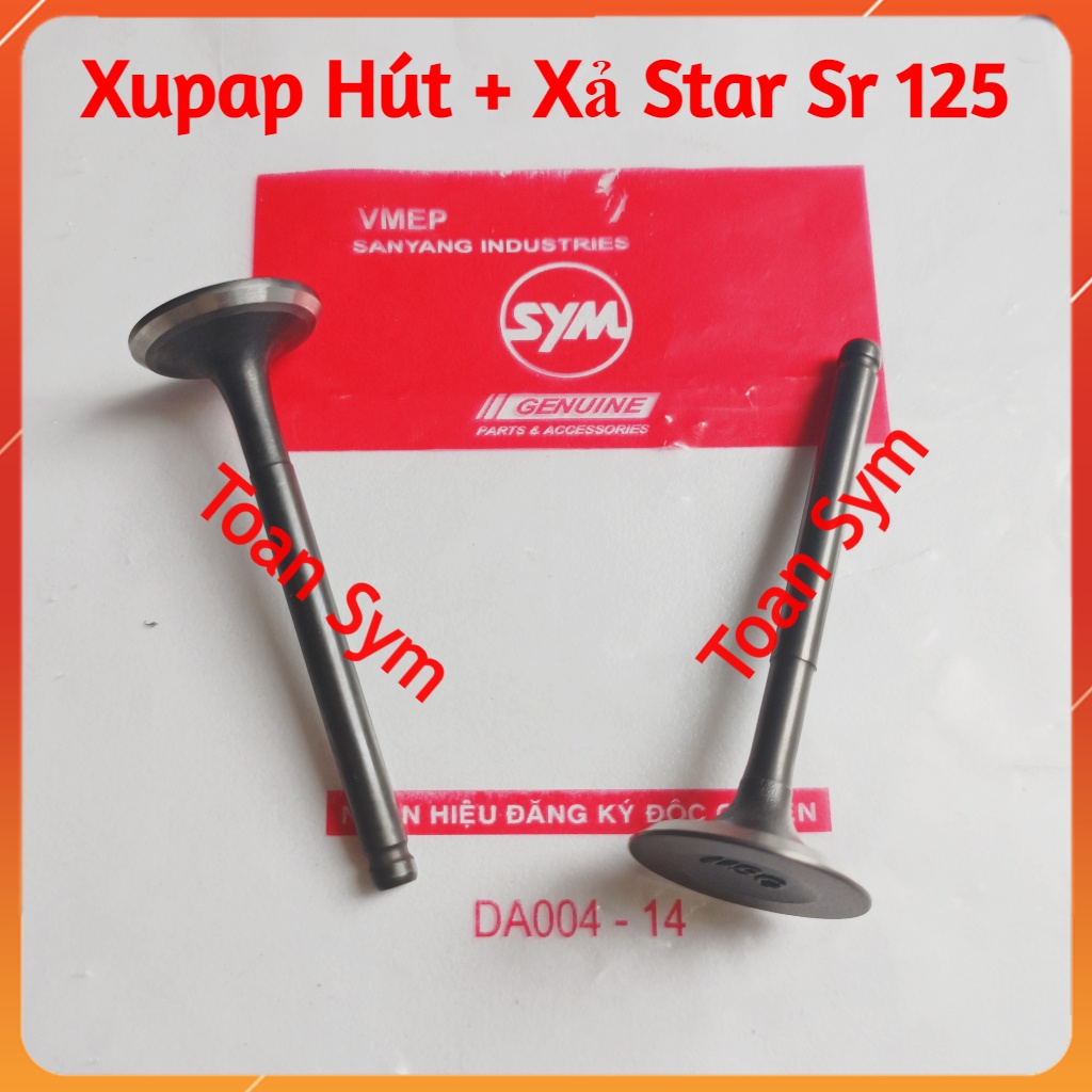 Xupap Hút Xả xe Star Sr 125 Chính Hãng SYM
