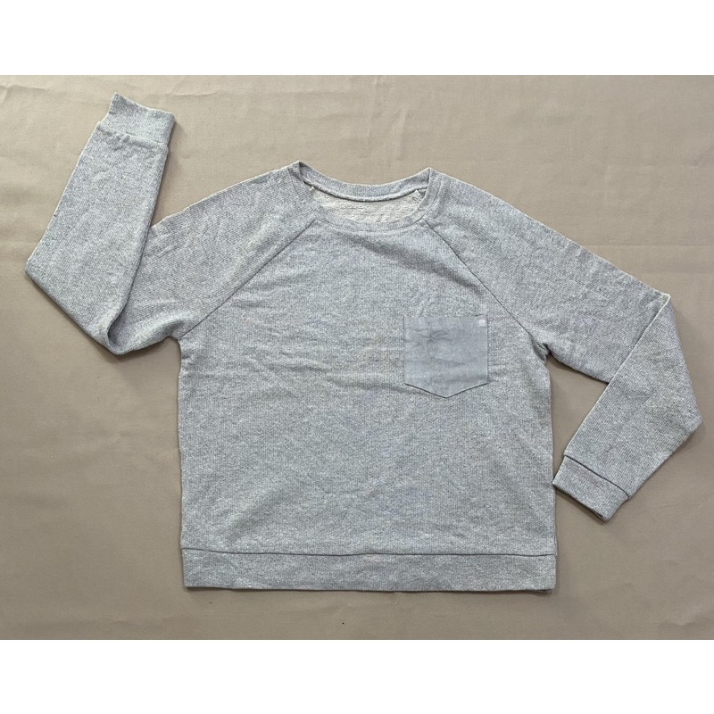 (A1218) Áo sweater màu xám xuất khẩu - Thanh lý vnxk