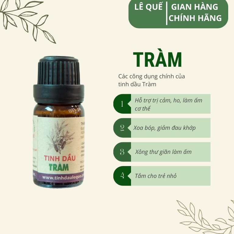 Tinh dầu Tràm Lê Quế