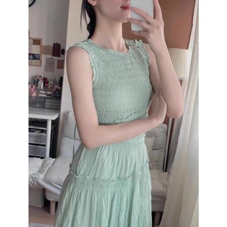 Order - Đầm dáng dài xòe nhún eo Moran