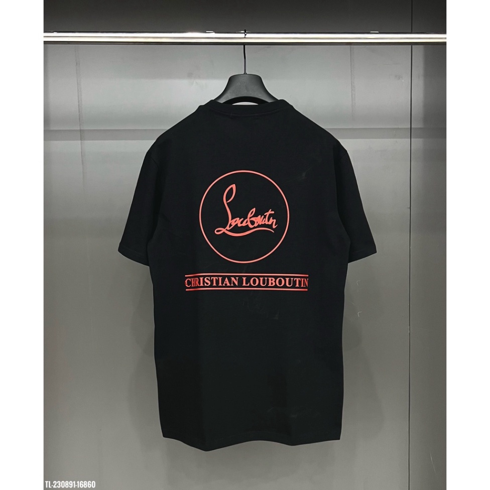 Áo phông Louboutin chảy mực nam nữ in 2 mặt. Áo Phông Loubotin Unisex Nam Nữ hotrend quảng châu