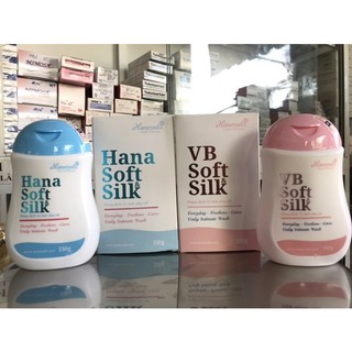 Hana soft & silk; vb soft & silk dung dịch vệ sinh hanayuki 150g