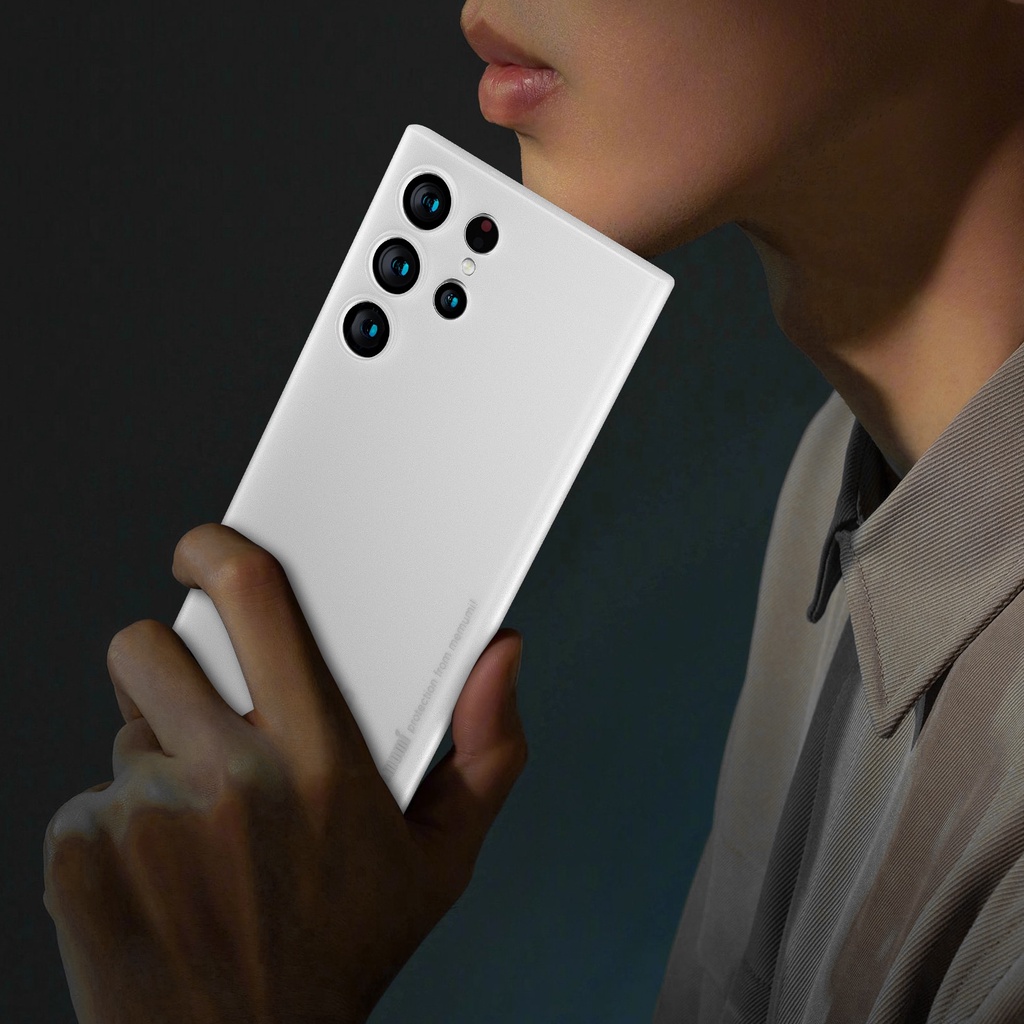 Ốp điện thoại Memumi bằng nhựa PP nhám mờ siêu mỏng 0.33mm chống bám vân tay cho Samsung Galaxy S23 /S23 Plus /S23 Ultra