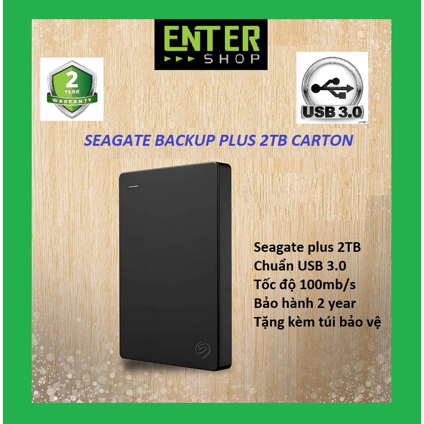 Ổ cứng HDD di động WD , Seagate dung lượng 2TB hộp Carton , tặng túi đựng ổ cứng | BigBuy360 - bigbuy360.vn