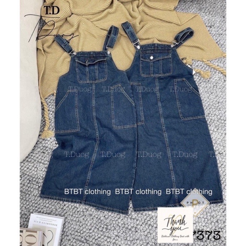 🆘🆘 Váy yếm bò chất siu dày dặn lun. dáng váy midi rộng rãi,thoải mái mẹ bầu cũng bon chen dc lun