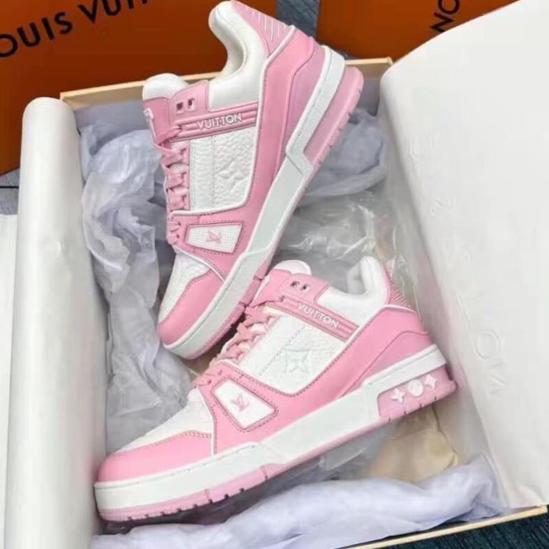 Giày Thể Thao LV Nam Nữ, Giày LV Xanh Lá, Đen Các Màu Hót Siêu Chất Full Box Bill-duti